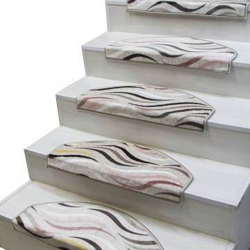 Baskılı ve Desenli Alınlıklı Basamak Paspası